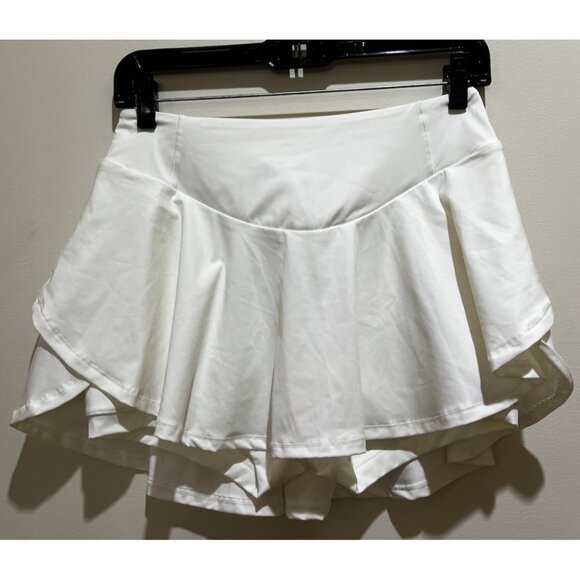 Glowmode Skirt Skort With Built-In Shorts ~ Casual, Athletic ~ Size M ~ Ivory - Picture 1 of 4